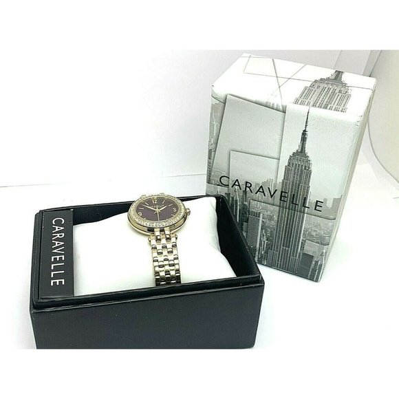 Caravelle By Bulova Women's Watch 44L174 Gold Tone - Picture 3 of 12